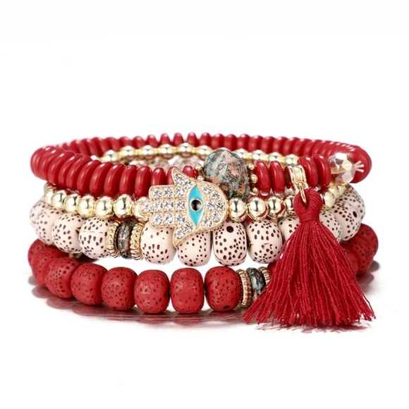 Lana Bean Jewels Jewelry - Multi layer boho bracelet set